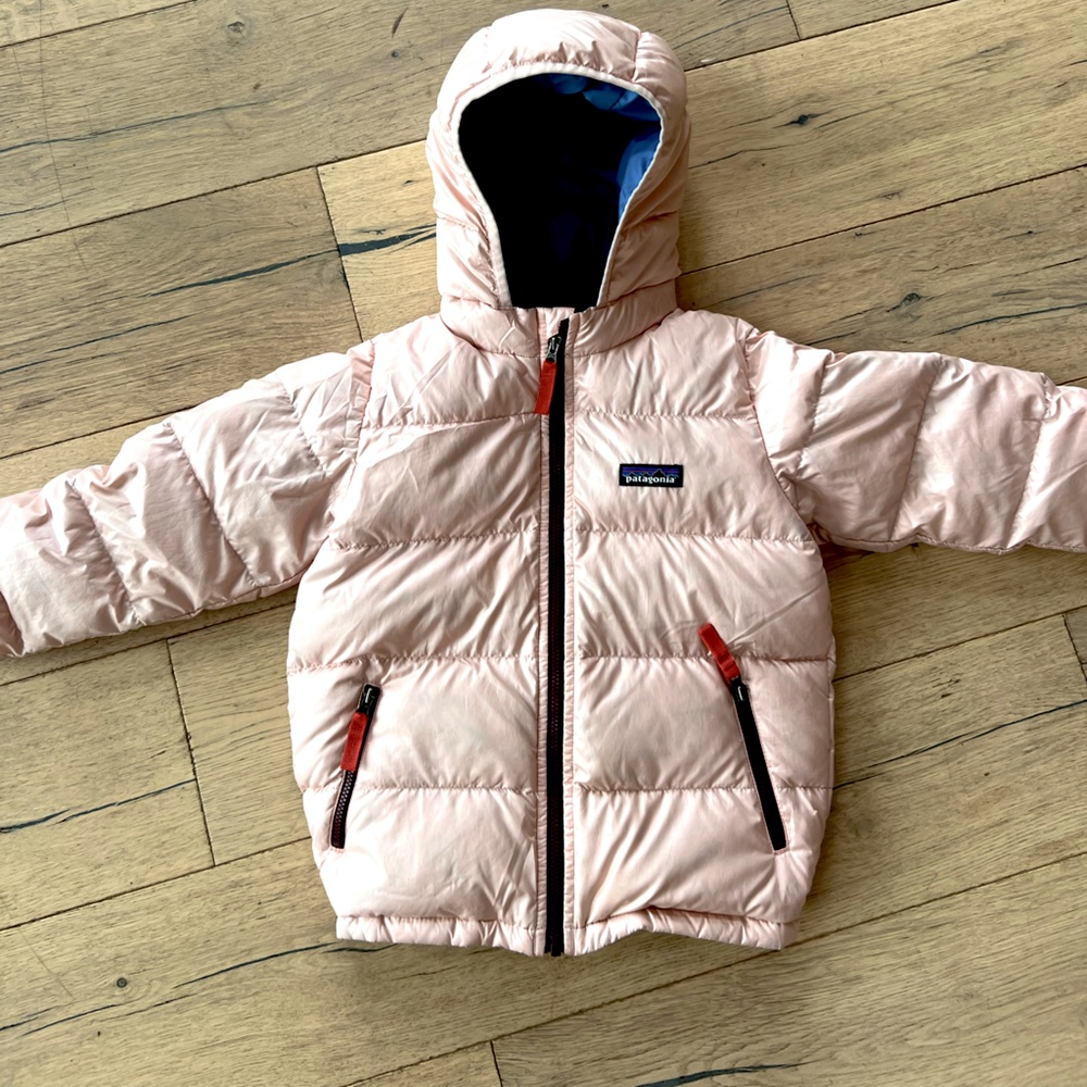 Patagonia girls puffer pale pink size 4T